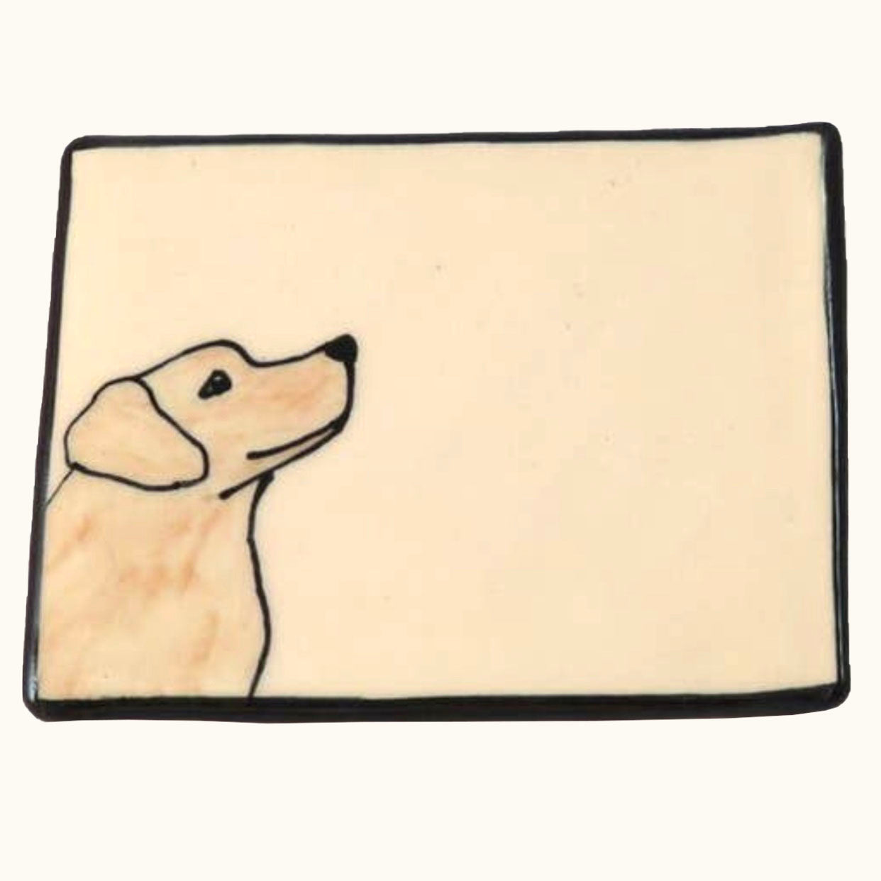 Yellow Lab Handmade Tray