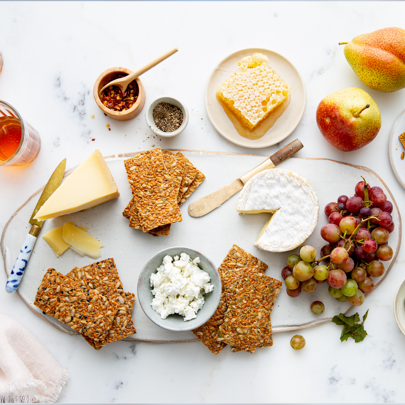 Sunflower Flaxseed Crackers