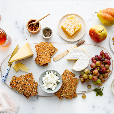 Sunflower Flaxseed Crackers