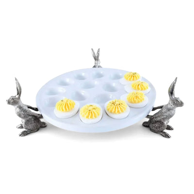 3 rabbit deviled egg holder