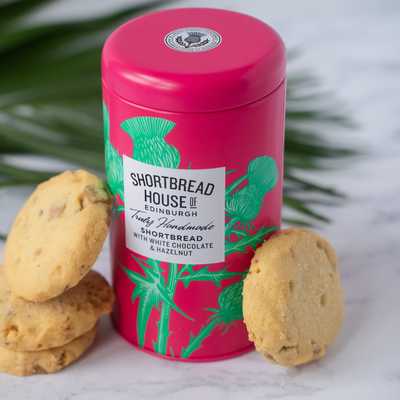 Shortbread House Tin - White Chocolate Hazelnut