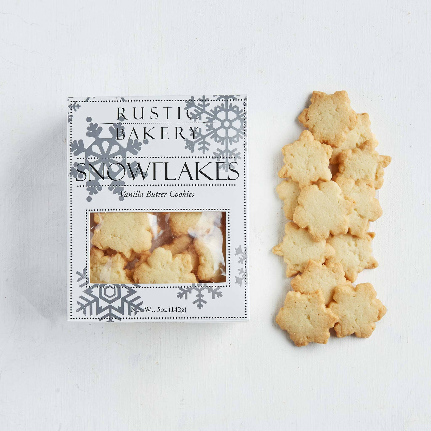 Snowflake Vanilla Butter Cookies