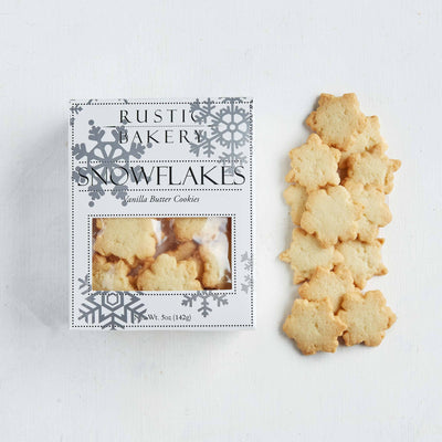 Snowflake Vanilla Butter Cookies