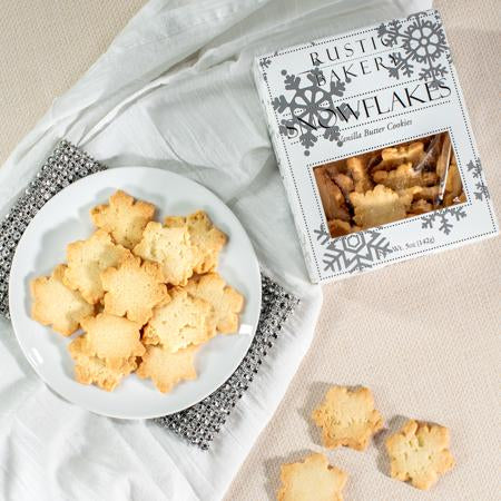 Snowflake Vanilla Butter Cookies