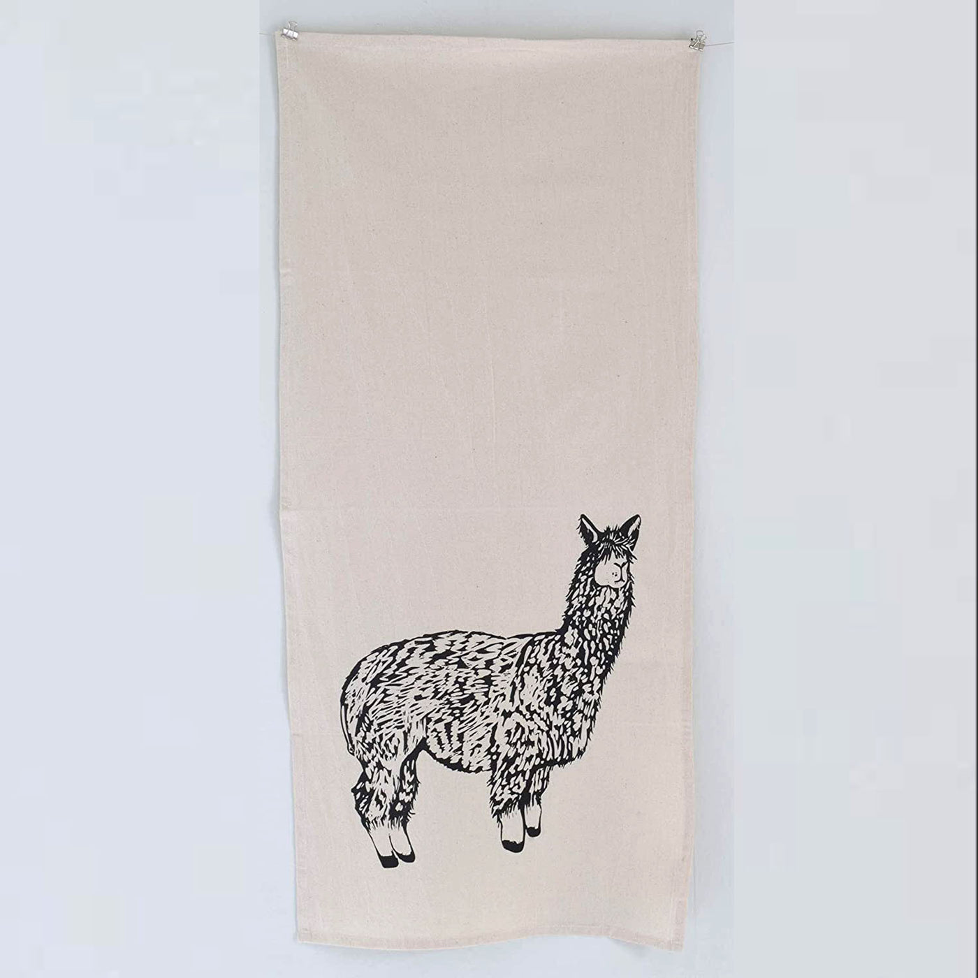 Organic Llama Tea Towel