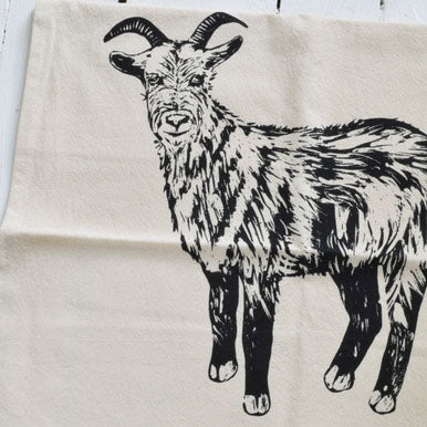 Organic Goat Tea Towel