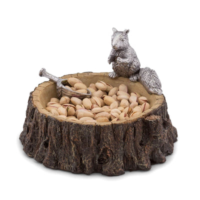 Standing Squirrel Nut Bowl