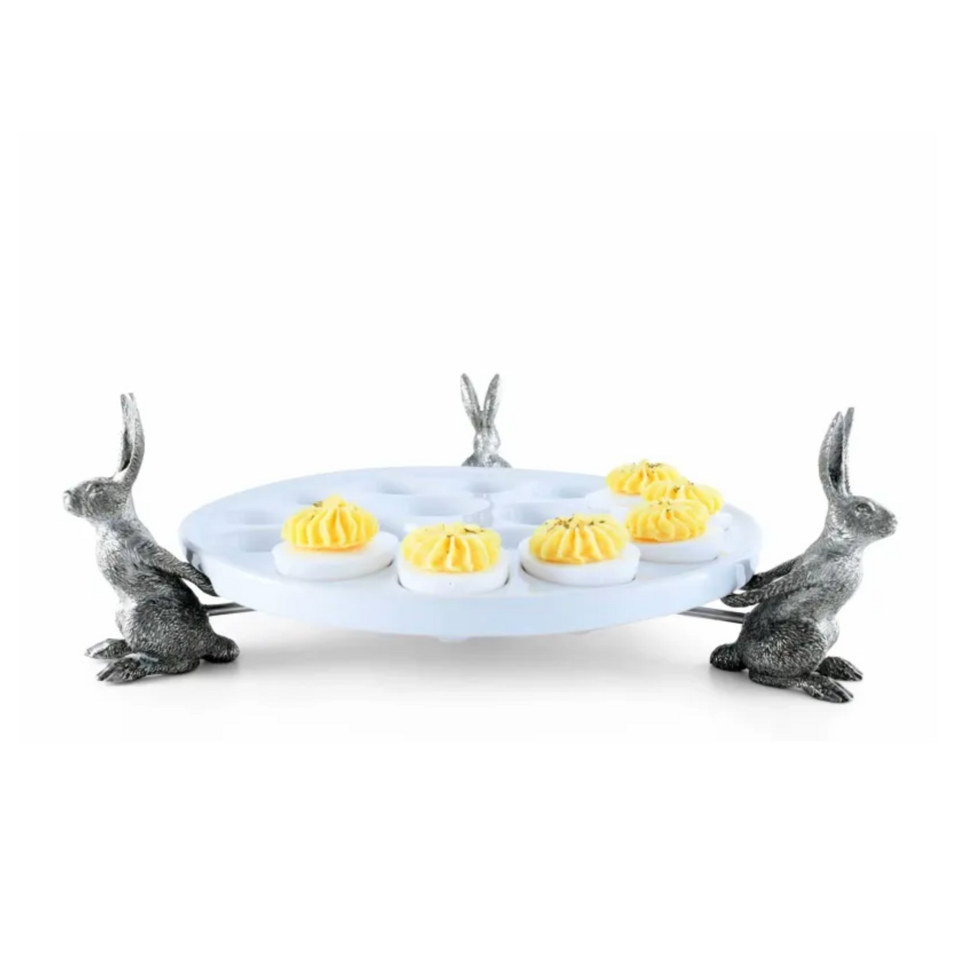 3 rabbit deviled egg holder