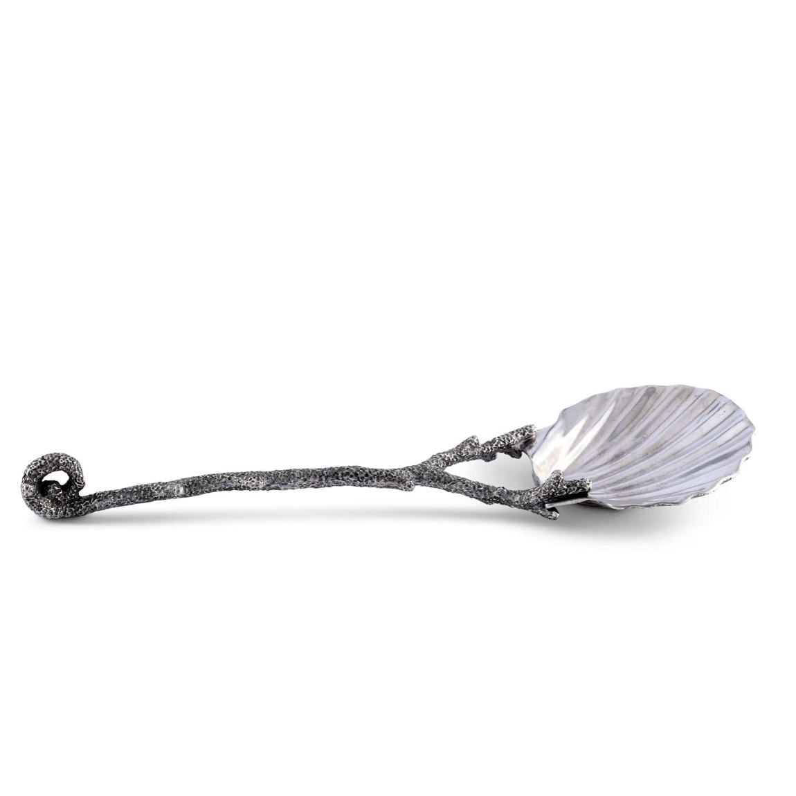 Scallop Shell Coral Serving Spoon