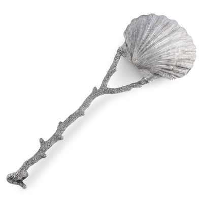 Scallop Shell Coral Serving Spoon