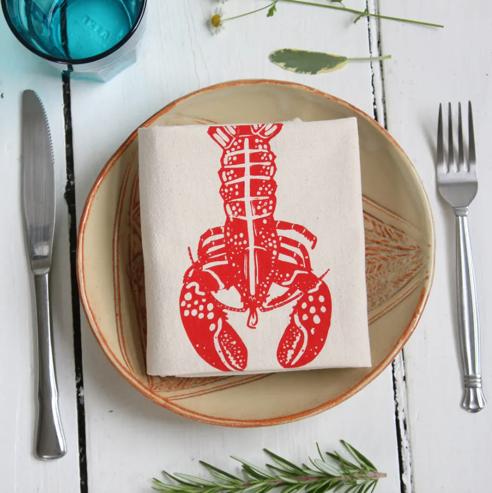 Lobster Napkins Set of 4