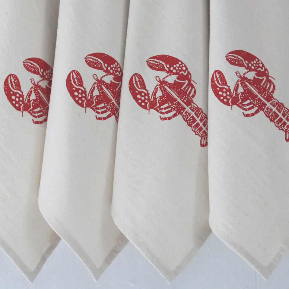 Lobster Napkins Set of 4