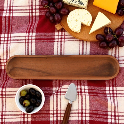 Wood Cracker Tray