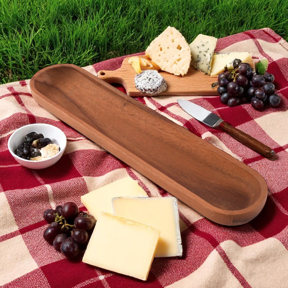 Wood Cracker Tray
