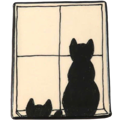 Cat and a Half Handmade Tray