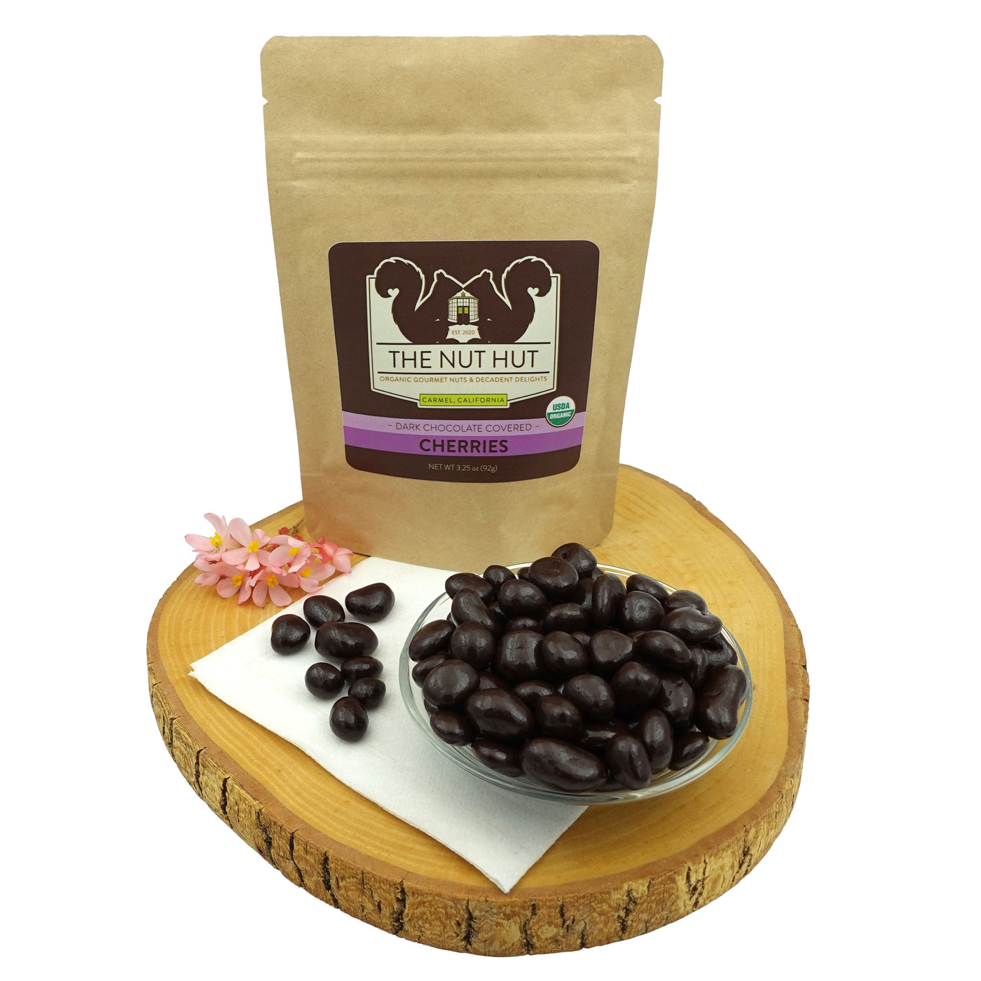 Organic Dark Chocolate Cherries