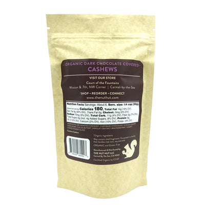 Organic Dark Chocolate Cashews