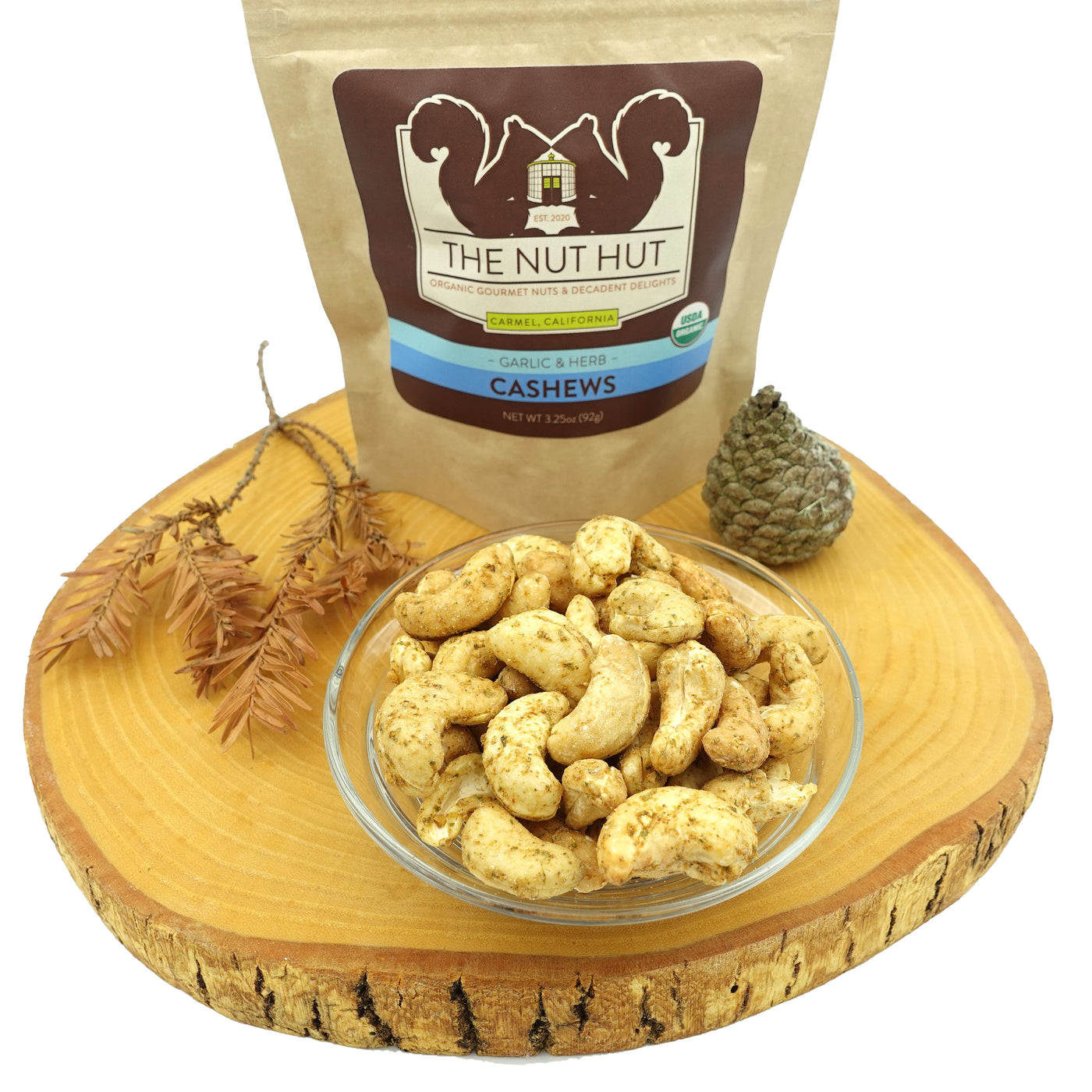 Organic Garlic & Herb Cashews