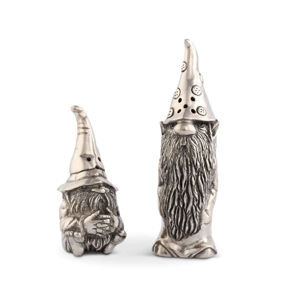 Gnome Pewter Salt & Pepper Set