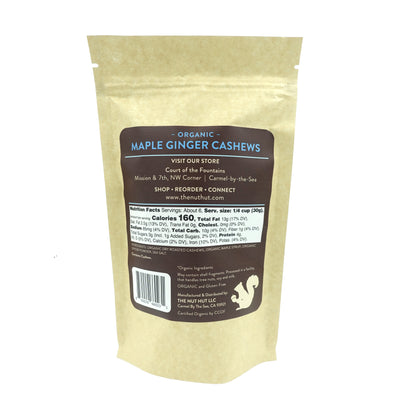 Organic Maple Ginger Cashews