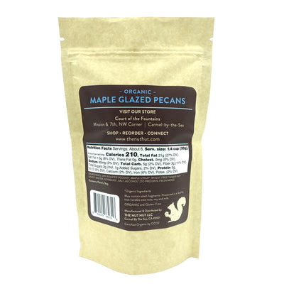 Organic Maple Glazed Pecans