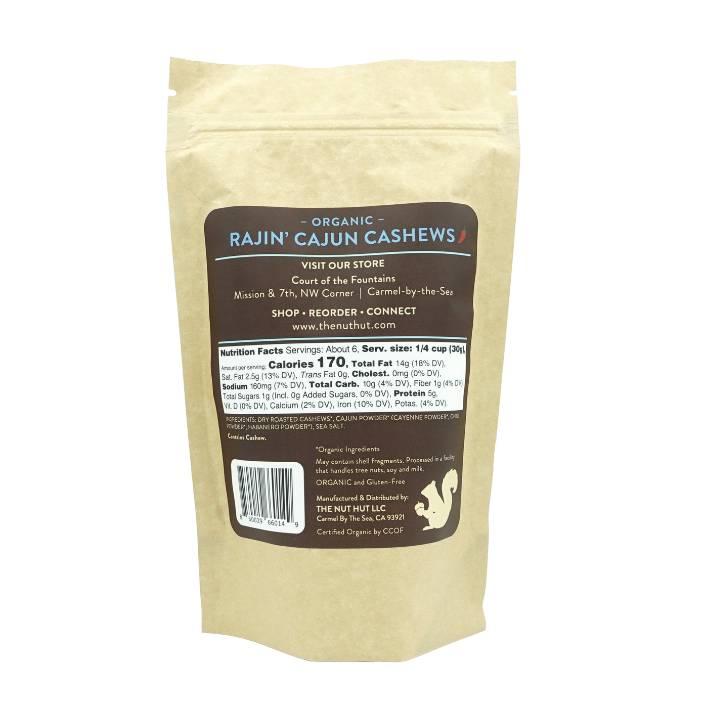 Organic Rajin' Cajun Cashews