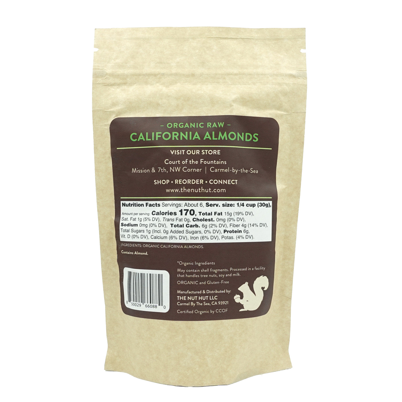 Organic Raw California Almonds