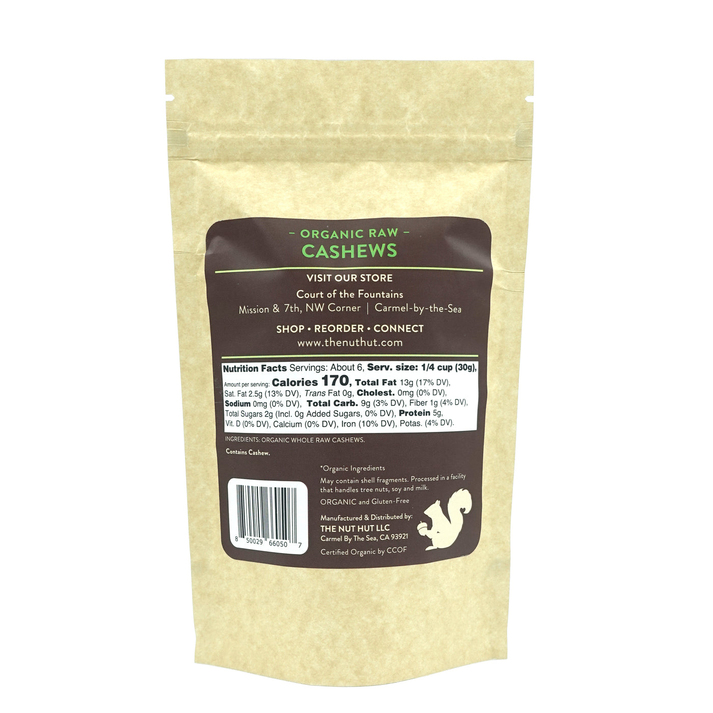 Organic Raw Cashews