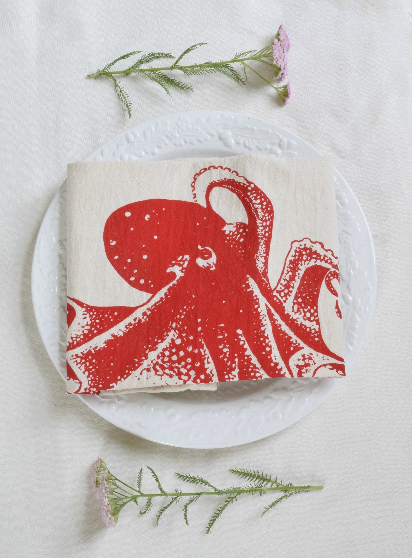 Organic Octopus Tea Towel