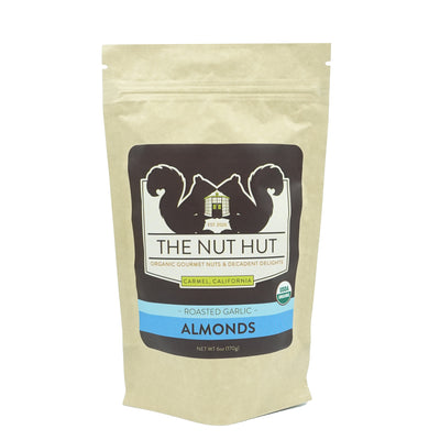 Organic Roasted Garlic Almonds