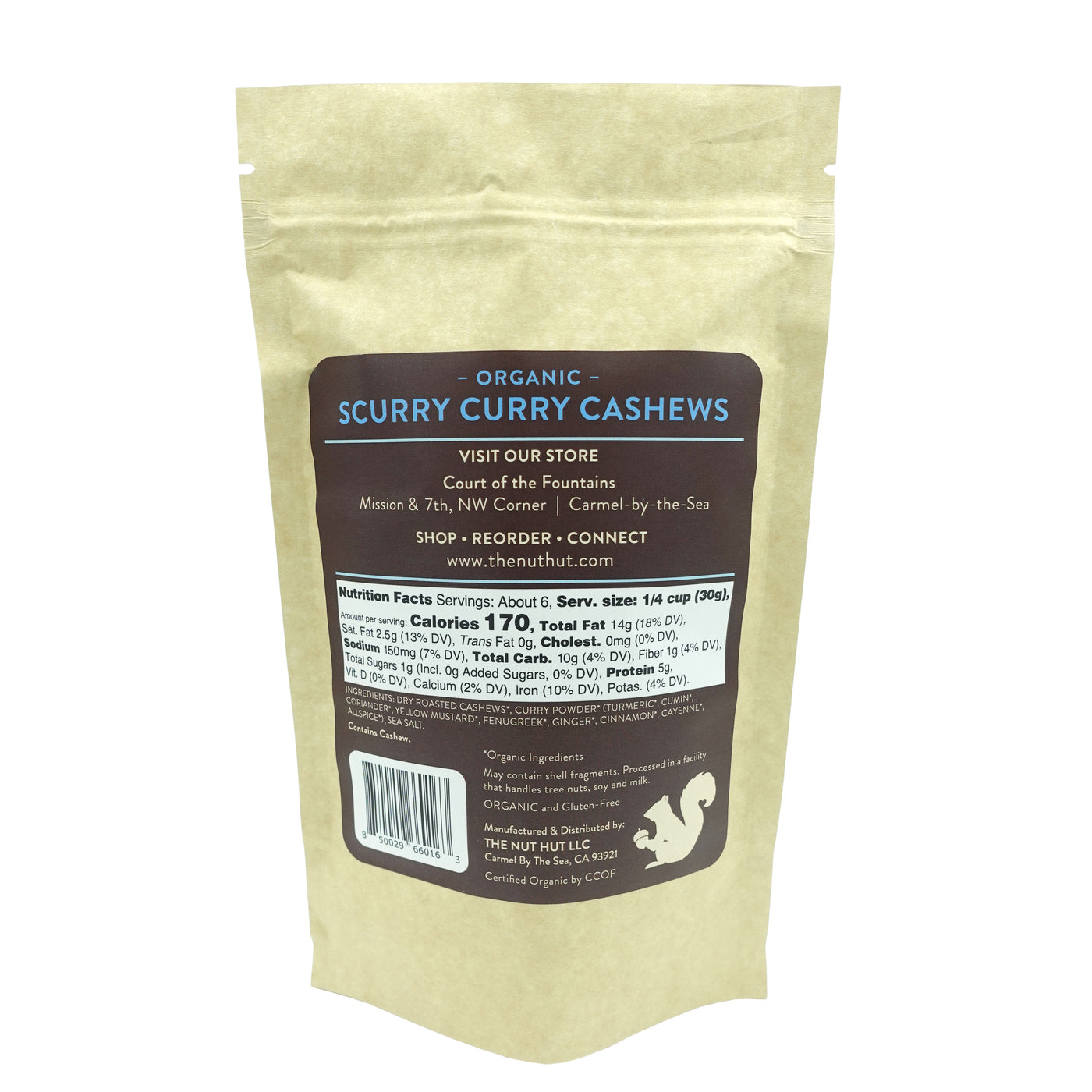 Organic Scurry Curry Cashews