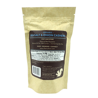 Organic Sea Salt & Onion Cashews