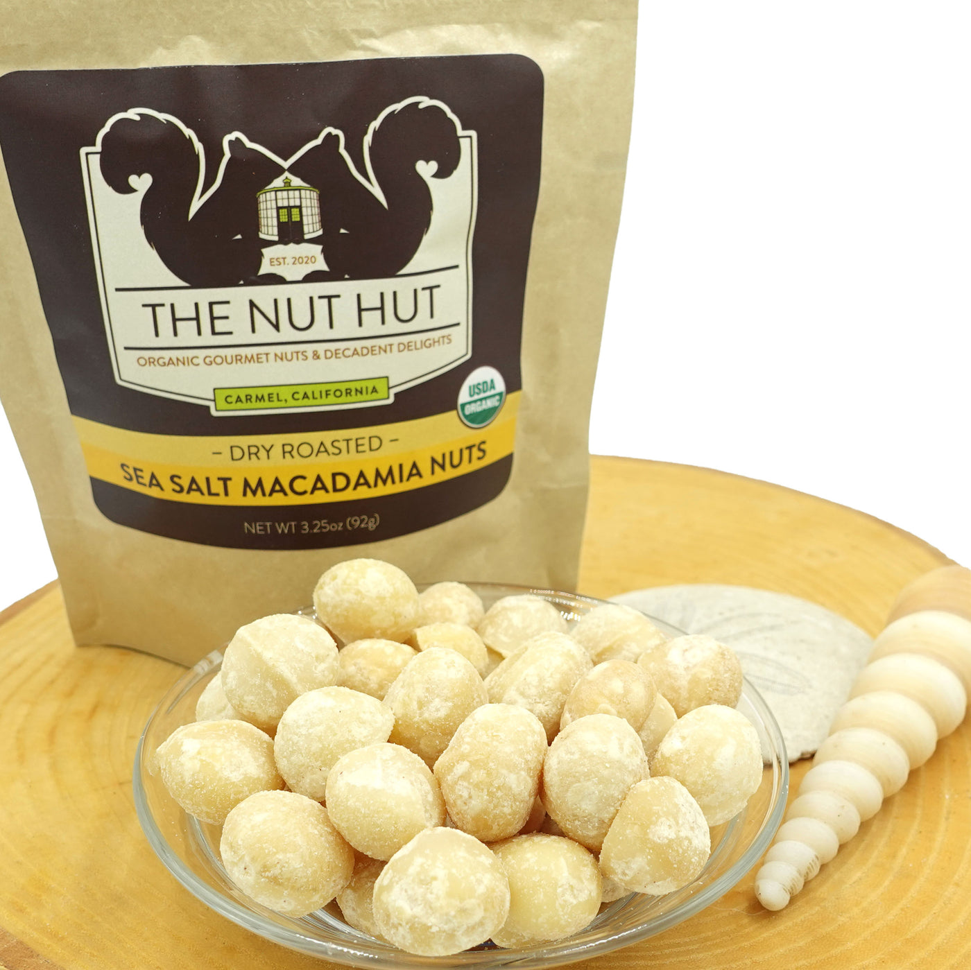 Organic Macadamia Nuts with Sea Salt