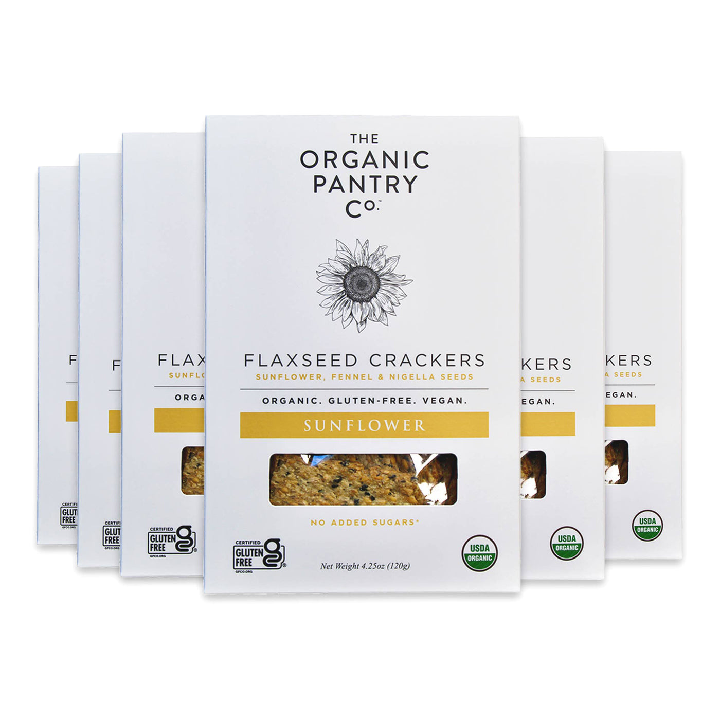 Sunflower Flaxseed Crackers