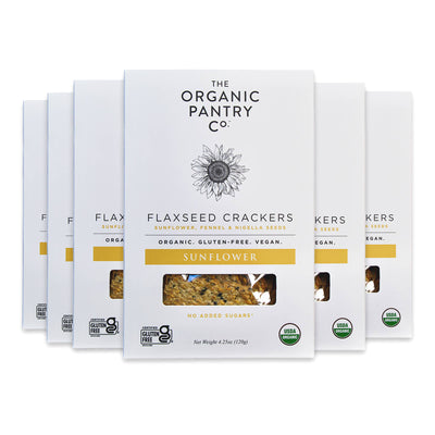 Sunflower Flaxseed Crackers