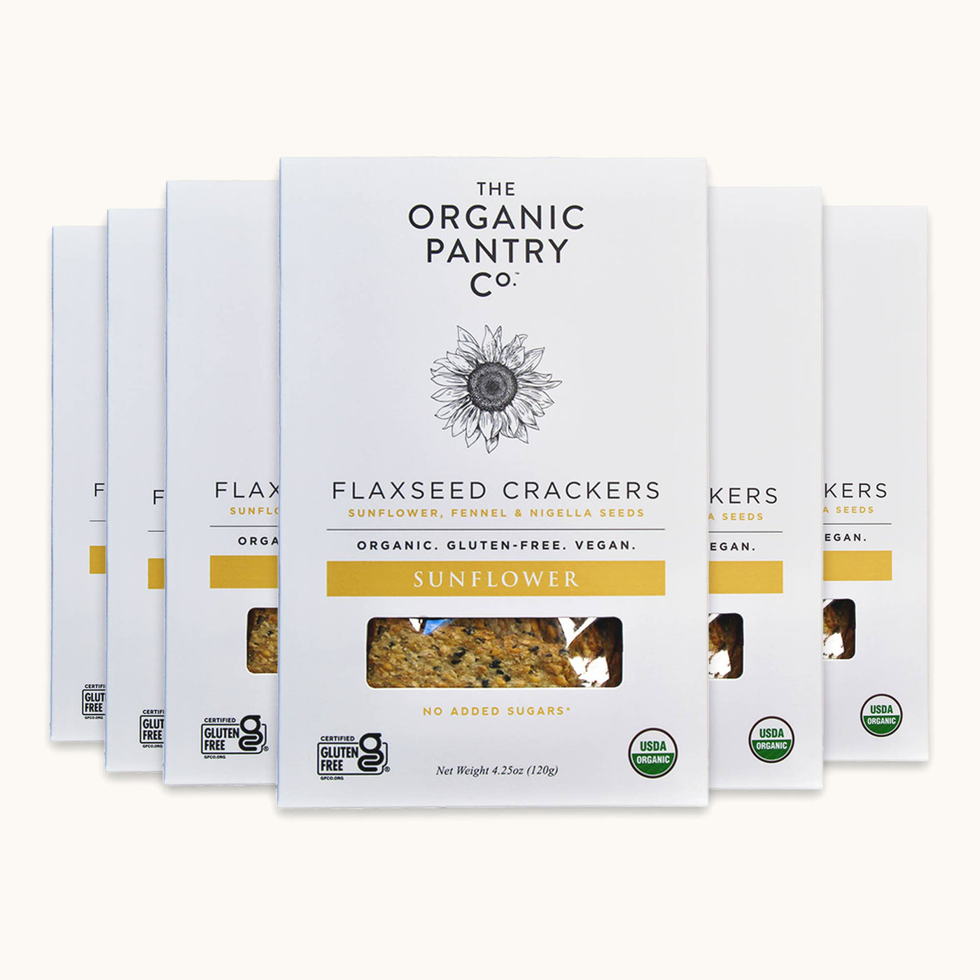 Sunflower Flaxseed Crackers