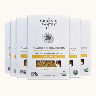 Sunflower Flaxseed Crackers