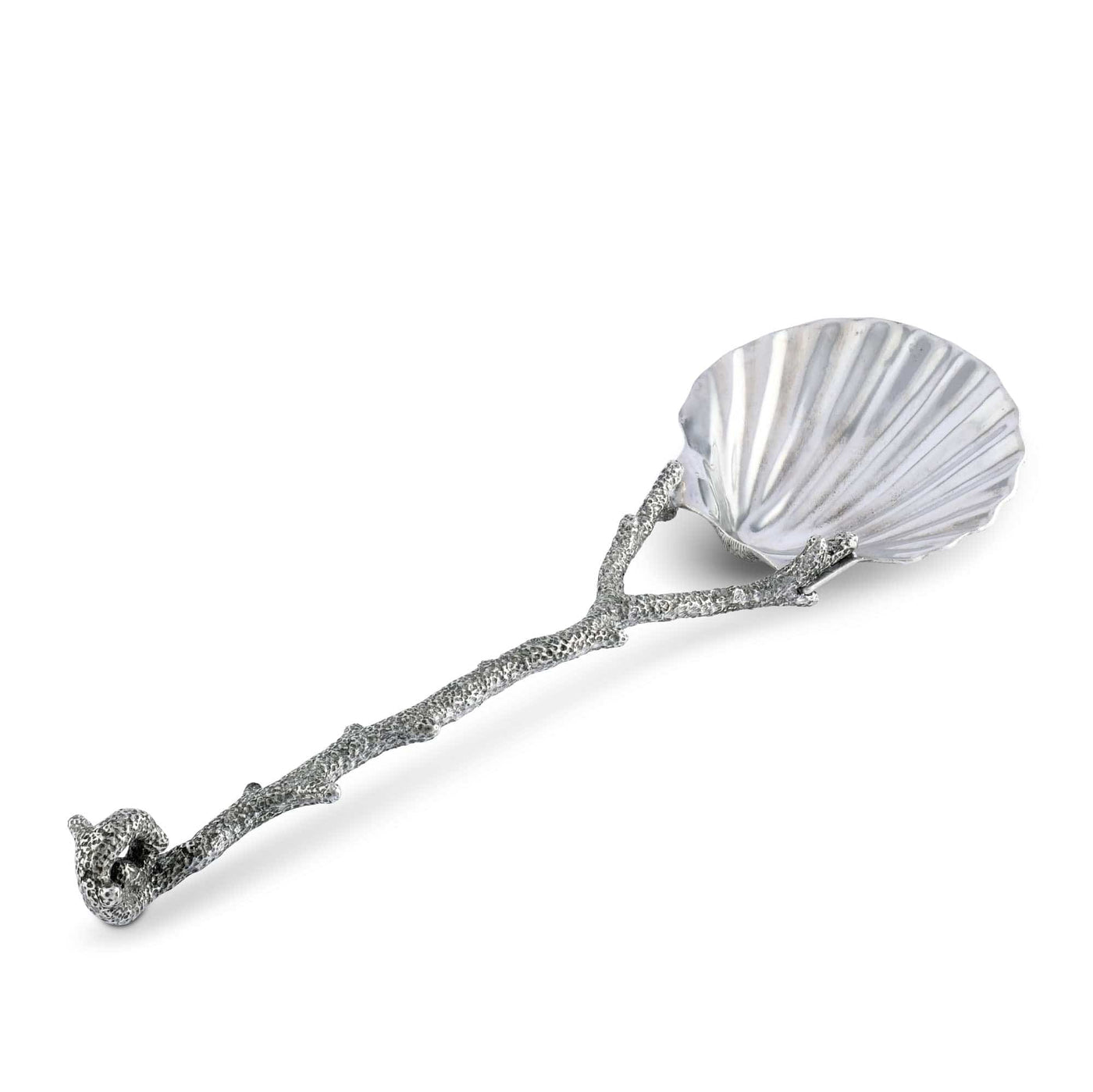 Scallop Shell Coral Serving Spoon