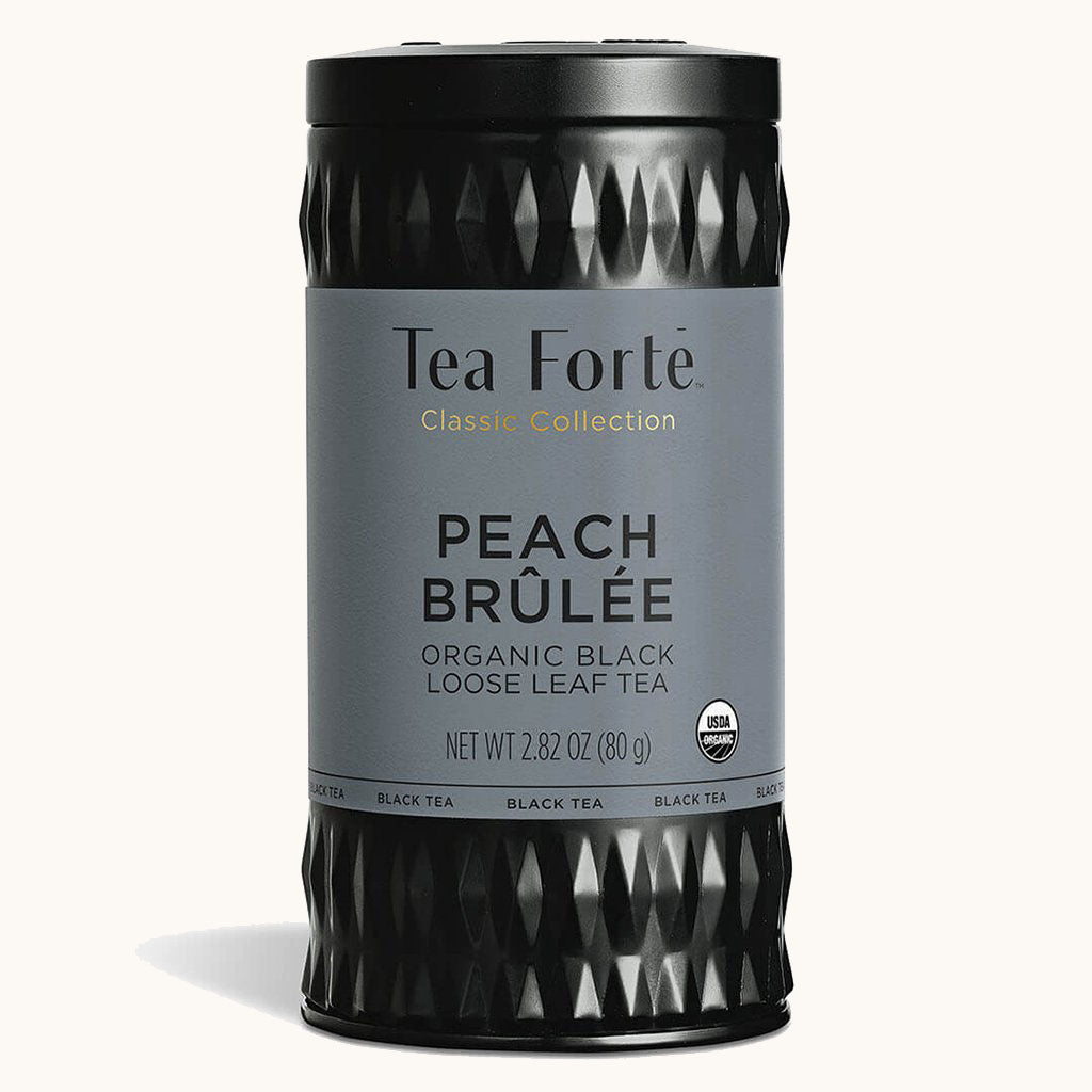 Peach Brûlée Loose Leaf Tea Canisters