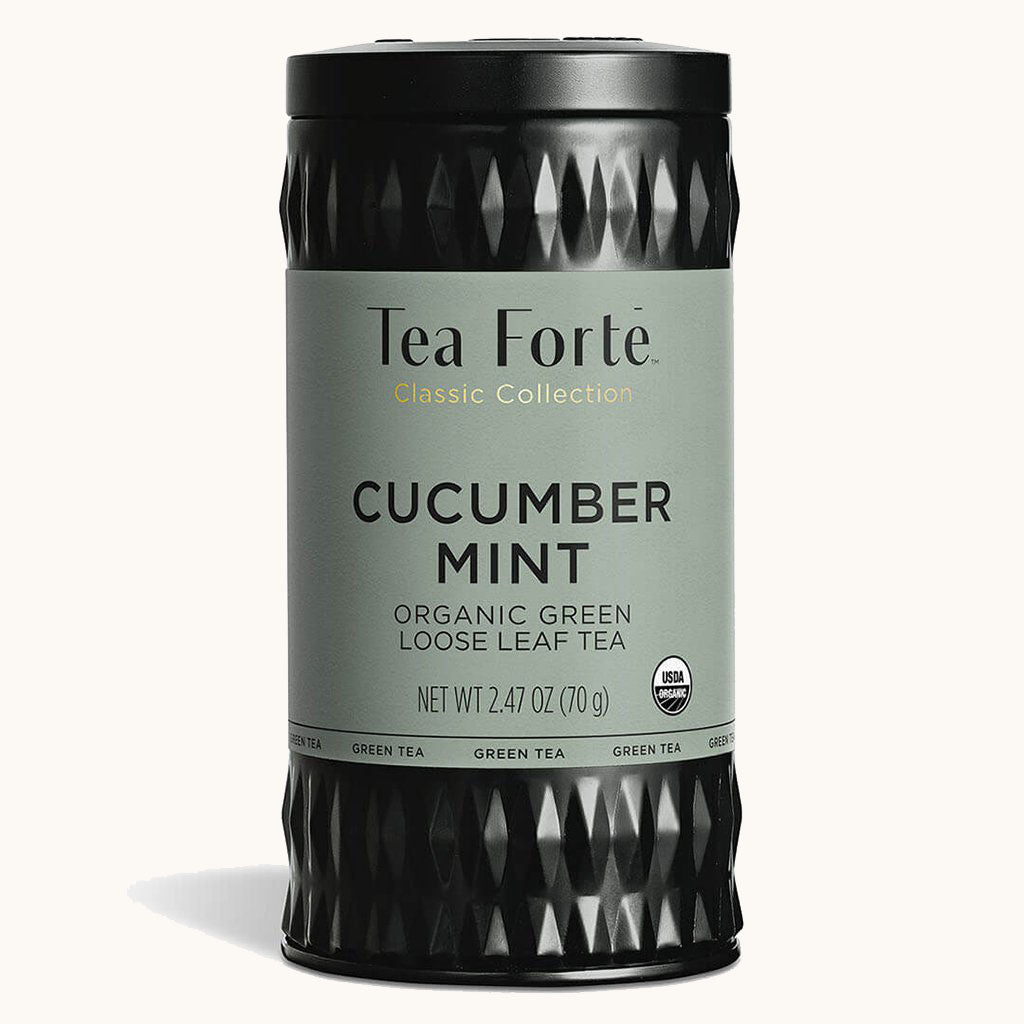 Cucumber Mint Loose Leaf Tea Canisters
