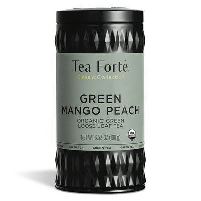 Green Mango Peach Loose Leaf Tea Canisters
