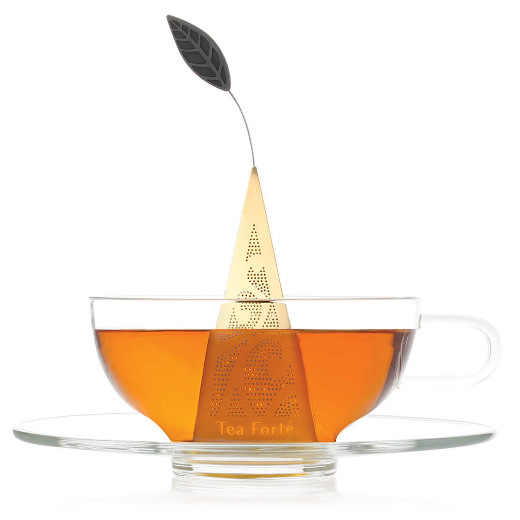 ICON Au Gold Infuser with Black Tea Tray
