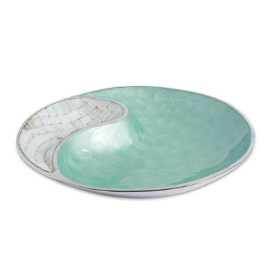 Classic 13" Yin Yang Bowl Aqua