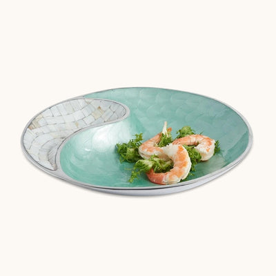 Classic 13" Yin Yang Bowl Aqua
