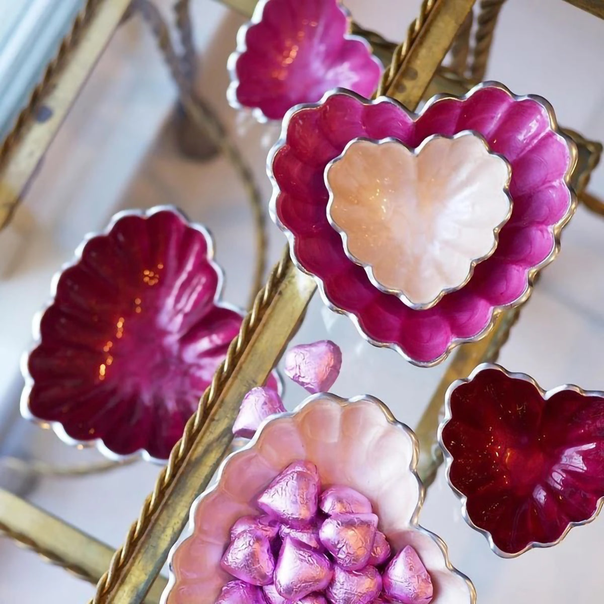 Heart 7" Bowl Pomegranate
