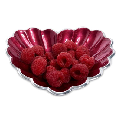 Heart 7" Bowl Pomegranate