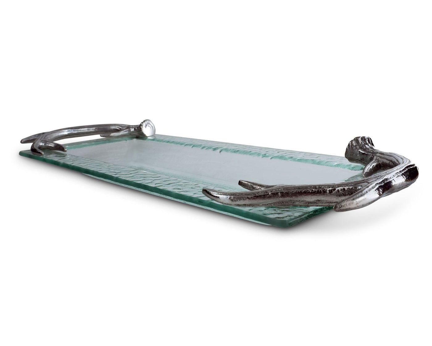 Antler Glass Oblong Tray