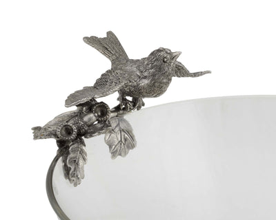 Song Bird Glass Bowl