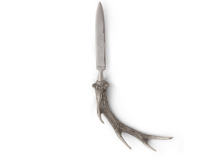 Pewter Handle Antler Letter Opener