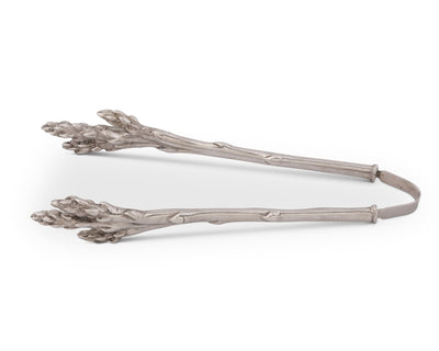 Pewter Asparagus Pattern Tongs